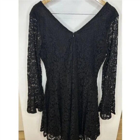 NWT American Rag Black Lace Long Sleeve Dress - Picture 2 of 9
